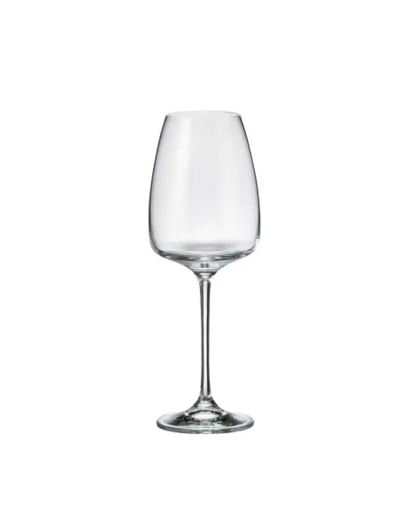 CRYSTAL BOHEMIA SET 6 CALICI VINO BIANCO 44 CL - ANSER By FADE