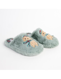 NOIDINOTTE PANTOFOLE DONNA IN CORAL FLEECE