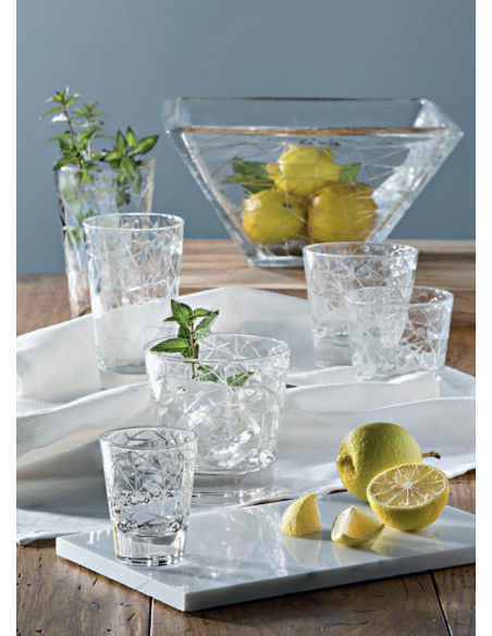 VIDIVI SET 6 BICCHIERI ACQUA 37 CL - DOLOMITI