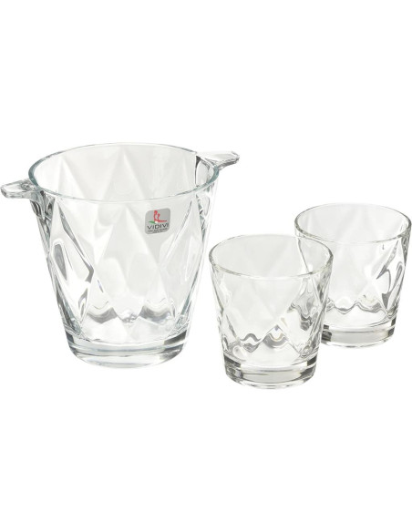 VIDIVI SET 6 BICCHIERI ACQUA CON SECCHIELLO - CONCERTO