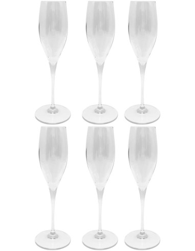 PIERRE CARDIN SET 6 CALICI FLUTE 25 CL - LADY