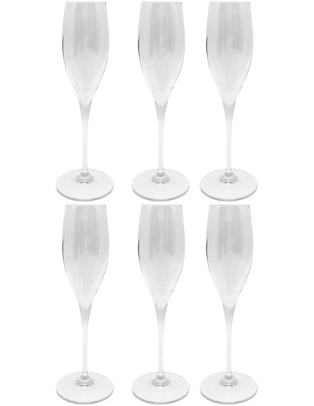 PIERRE CARDIN SET 6 CALICI FLUTE 25 CL - LADY