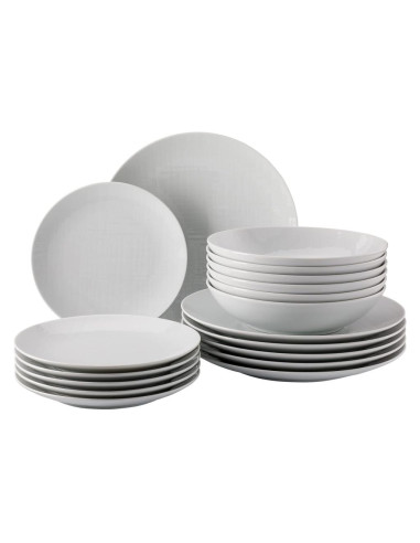 ROSENTHAL SERVIZIO PIATTI 18 PEZZI - MESH WHITE