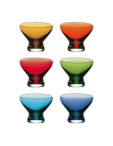 VIDIVI SET 6 COPPETTE GELATO 11 CM - NADIA