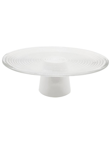 IVV ALZATA PORTA DOLCI 26 CM IN VETRO