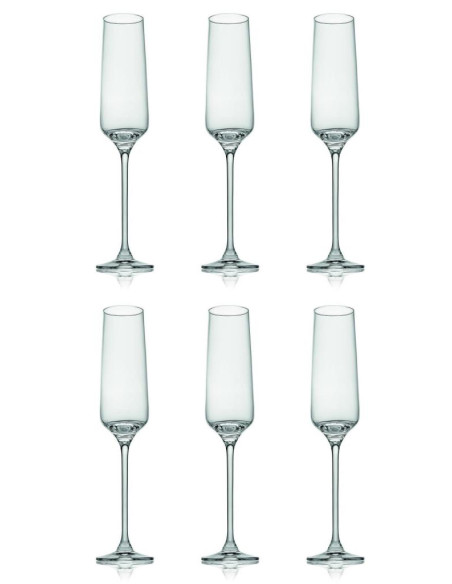 IVV SET 6 CALICI FLUTE 19 CL - TASTING HOUR