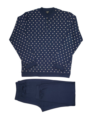 JULIPET PIGIAMA UOMO SERAFINO MANICA LUNGA E...