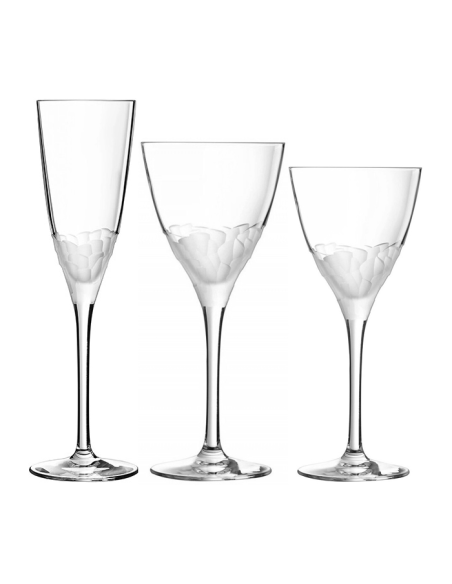 CRISTAL D'ARQUES SERVIZIO CALICI IN CRISTALLO 36 PEZZI - INTUITION