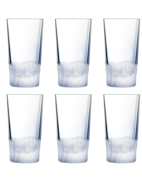 CRYSTAL D'ARQUES SET 6 BICCHIERI BIBITA 35 CL - INTUITION
