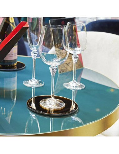 CRYSTAL D'ARQUES SET 6 CALICI VINO 35 CL IN...