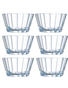 CRYSTAL D'ARQUES SET 6 COPPETTE Ø 12 CM IN CRISTALLO -...