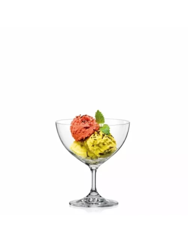 CRYSTALEX SET 4 COPPETTE GELATO 34 CL - BOHEMIA