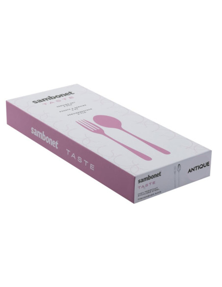 SAMBONET COFANETTO POSATE A SERVIRE - TASTE PVD ANTIQUE