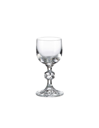 BOHEMIA SET 6 CALICI LIQUORE IN CRISTALLO 50 ML...