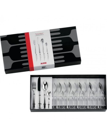 ALESSI SERVIZIO POSATE 75 PEZZI - NUOVO MILANO