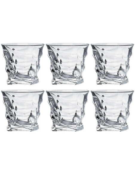 BOHEMIA SET 6 BICCHIERI IN CRISTALLO 300 ML - CASABLANCA