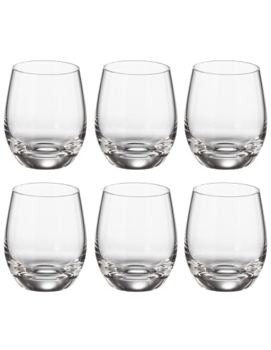 BOHEMIA SET 6 BICCHIERINI LIQUORE IN CRISTALLO...