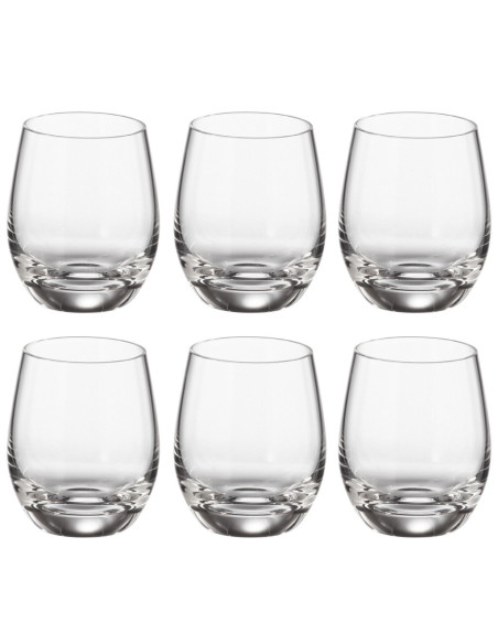 BOHEMIA SET 6 BICCHIERINI LIQUORE IN CRISTALLO 60 ML - MERGUS