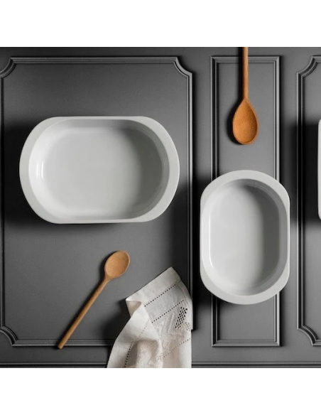 WEISSESTAL PIROFILA OVALE IN PORCELLANA