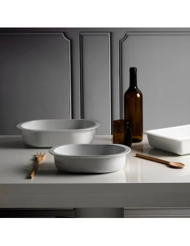 WEISSESTAL PIROFILA OVALE IN PORCELLANA