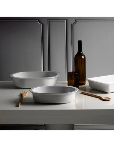 WEISSESTAL PIROFILA OVALE IN PORCELLANA