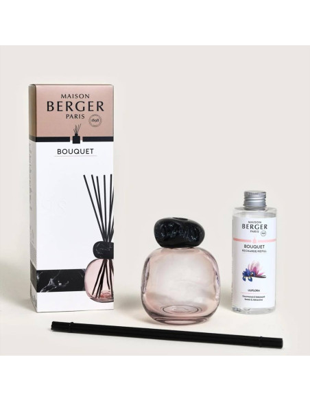 MAISON BERGER DIFFUSORE A STICK 180 ML + FRAGRANZA 200 ML - MINERAL ROSE