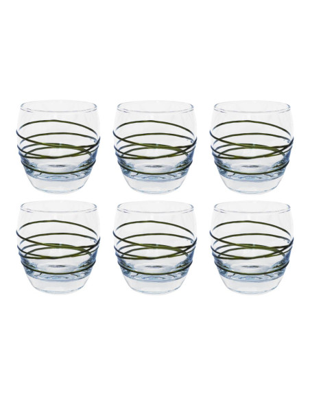 OIKO SET 6 BICCHIERI ACQUA 30 CL - TWIST by Weissestal