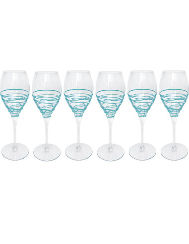 OIKO SET 6 CALICI VINO 32 CL - TWIST by Weissestal