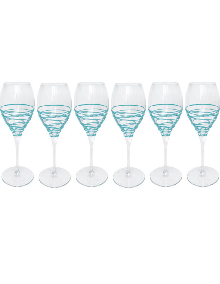 OIKO SET 6 CALICI VINO 32 CL - TWIST by Weissestal