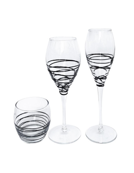 WEISSESTAL SERVIZIO 18 PEZZI CALICI & BICCHIERI - TWIST