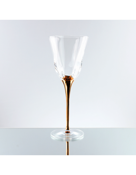 WEISSESTAL SERVIZIO CALICI 36 PEZZI 12kt - TULI OPTIC GOLD ROSE