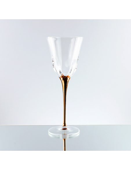 WEISSESTAL SERVIZIO CALICI 36 PEZZI 12kt - TULI OPTIC GOLD ROSE