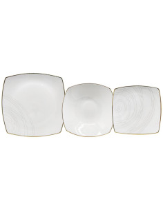 WEISSESTAL SERVIZIO PIATTI 18 PEZZI - LIBERTY GOLD