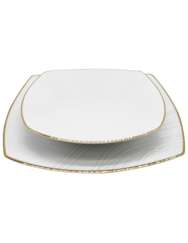 WEISSESTAL SERVIZIO PIATTI 18 PEZZI - LIBERTY GOLD