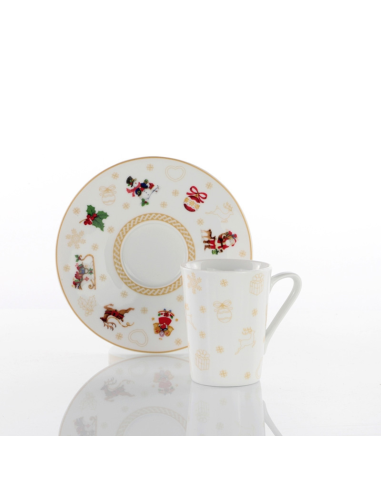 WEISSESTAL SET 2 TAZZE CAFFÈ NATALIZIE - XMAS