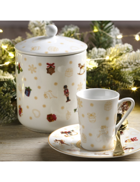 WEISSESTAL SET 2 TAZZE CAFFÈ NATALIZIE - XMAS
