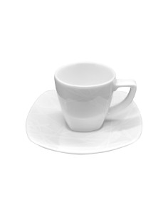 WEISSESTAL SET 4 TAZZE CAFFE CON PIATTINO - GAI WHITE