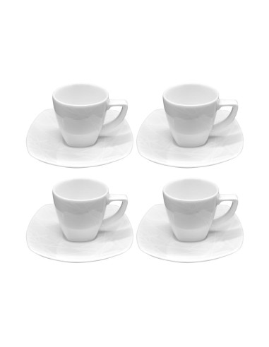 WEISSESTAL SET 4 TAZZE CAFFE CON PIATTINO - GAI...