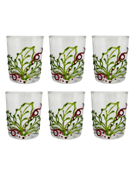 WEISSESTAL SET 6 BICCHIERINI LIQUORE NATALIZI 5 CM - AGRIFO