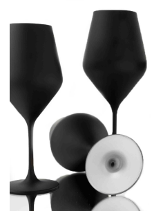 WEISSESTAL SET 6 CALICI ACQUA 45 CL - VELVET BLACK 2