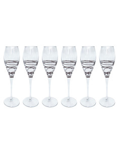 WEISSESTAL SET 6 CALICI FLUT 23 CL - TWIST