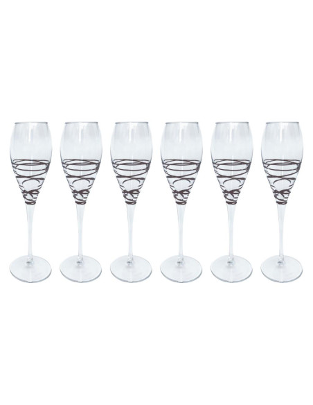 WEISSESTAL SET 6 CALICI FLUT 23 CL - TWIST