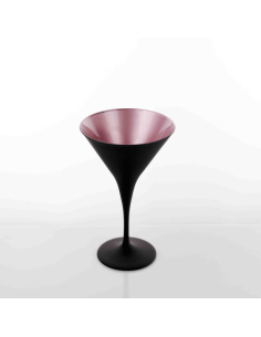 WEISSESTAL SET 6 COPPE MARTINI 25 CL - VELVET BLACK 2