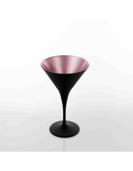 WEISSESTAL SET 6 COPPE MARTINI 25 CL - VELVET BLACK