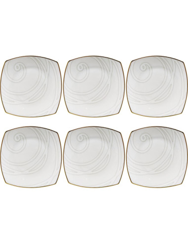 WEISSESTAL SET 6 PIATTI DOLCE Ø 16 CM - LIBERTY...