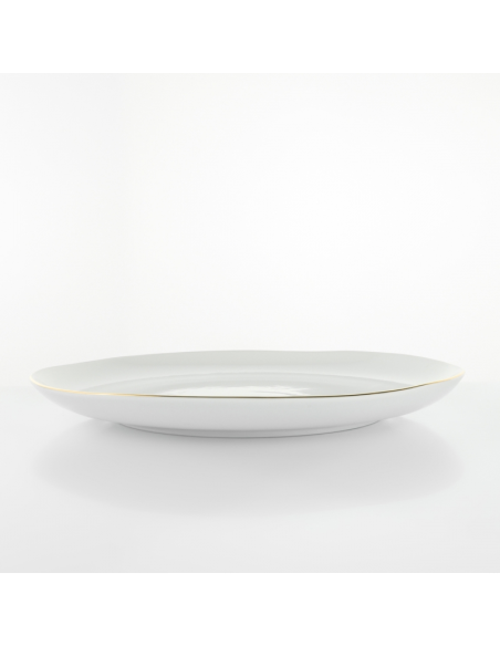 WEISSESTAL SET 6 PIATTI PIANI 27 CM - ONIX WHITE GOLD LINE