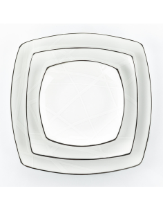 WEISSESTAL SET 6 PIATTINI DOLCE 16 CM - MIKA PLATIN 2