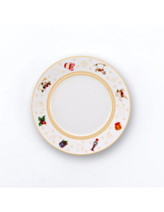 WEISSESTAL SET 6 PIATTINI PANE 16 CM - XMAS