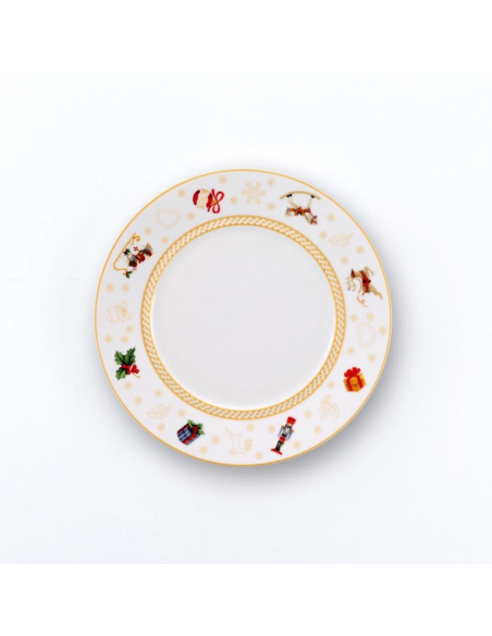 WEISSESTAL SET 6 PIATTINI PANE 16 CM - XMAS