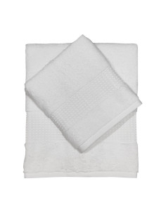 BELLORA SET 2 ASCIUGAMANI IN SPUGNA DI COTONE - FIOCCO 2